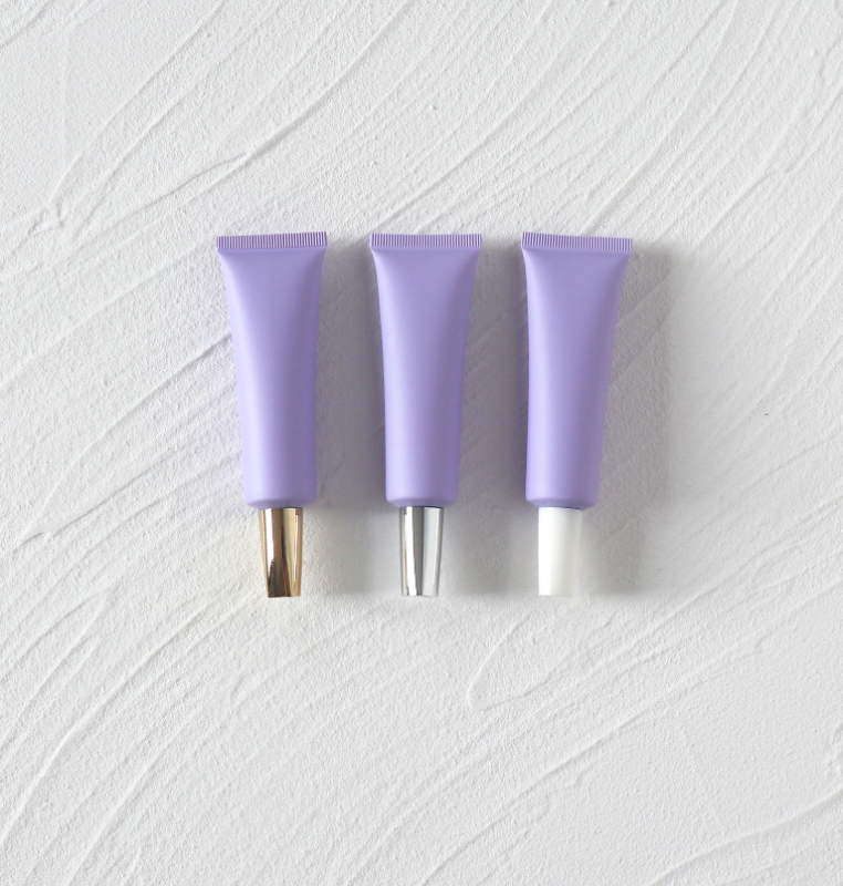 30g Purple Frosted Cosmetic Tube Empty Bottle Foundation Primer Dispenser Plastic Bottle