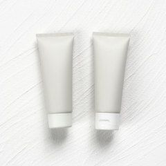 100g gray matte cosmetic tube plastic squeeze bottle inverted bottle PE Morandi color