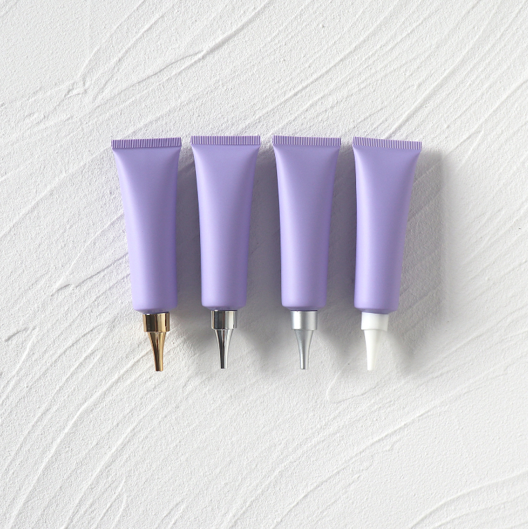 30g Purple Frosted Cosmetic Tube Empty Bottle Foundation Primer Dispenser Plastic Bottle