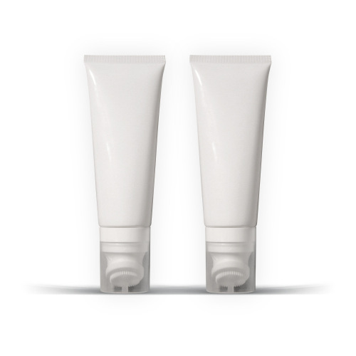 50ML 80ML 100ML Silicone Brush Head Bath Cleanser Facial Wash Massage Essence Cosmetics Tube Packaging