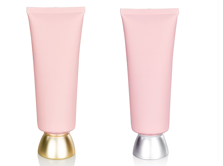 100g Frosted Matte Pink Cosmetic Tube - Cleanser & Hand Cream - Empty PE Plastic Squeeze Bottle