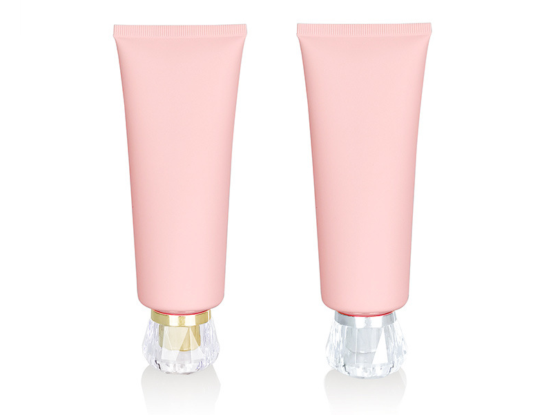 100g Frosted Matte Pink Cosmetic Tube - Cleanser & Hand Cream - Empty PE Plastic Squeeze Bottle