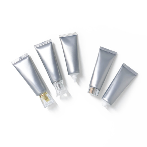 30g silver aluminum-plastic composite soft tube repackaging empty bottle hand cream packaging material