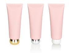 100g Frosted Matte Pink Cosmetic Tube - Cleanser & Hand Cream - Empty PE Plastic Squeeze Bottle