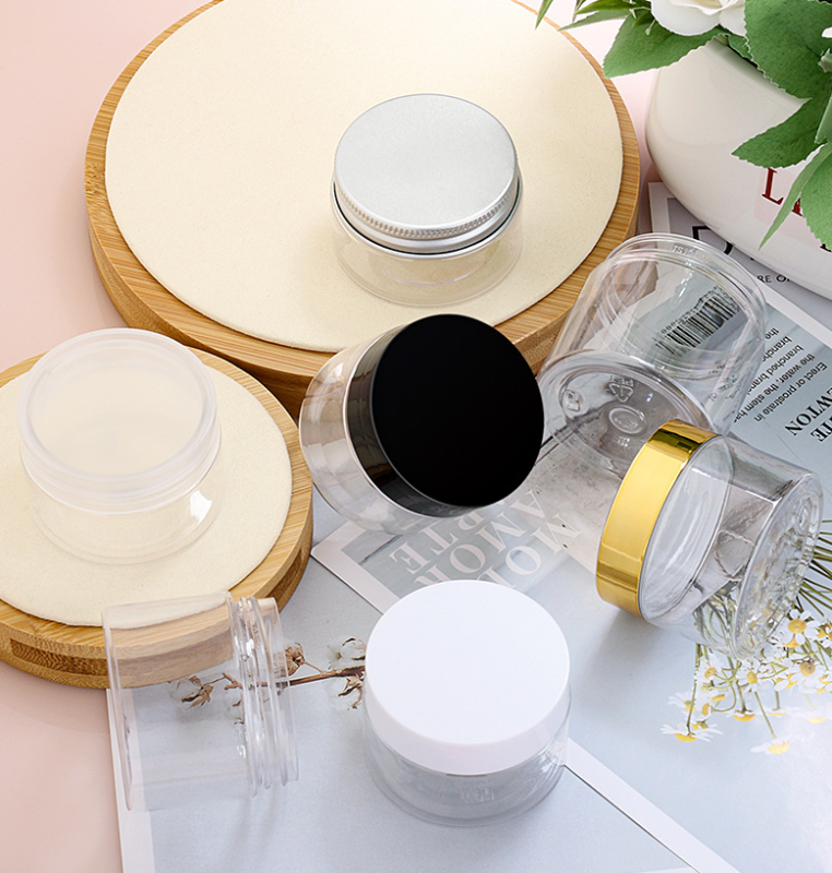 20ML 25ML 30ML 40ML 50ML 60ML 80ML Cream Bottles Skin Care Cream Lotion Dispensing Bottles PET Plastic Transparent Cosmetic Dispensing Bottles