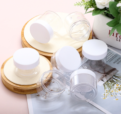 20ML 25ML 30ML 40ML 50ML 60ML 80ML Cream Bottles Skin Care Cream Lotion Dispensing Bottles PET Plastic Transparent Cosmetic Dispensing Bottles