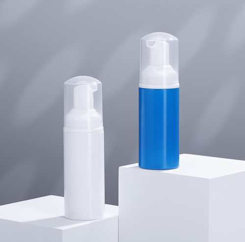 50ml 60ml 80ml 100ml foam bottle PET plastic facial cleanser mousse empty bottle press-type foaming bottle bubble bottle