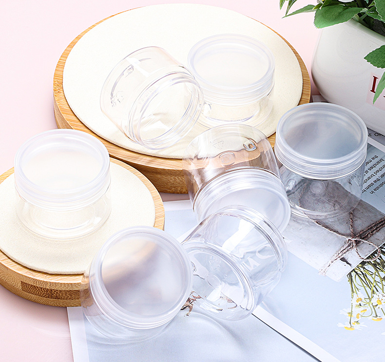 20ML 25ML 30ML 40ML 50ML 60ML 80ML Cream Bottles Skin Care Cream Lotion Dispensing Bottles PET Plastic Transparent Cosmetic Dispensing Bottles