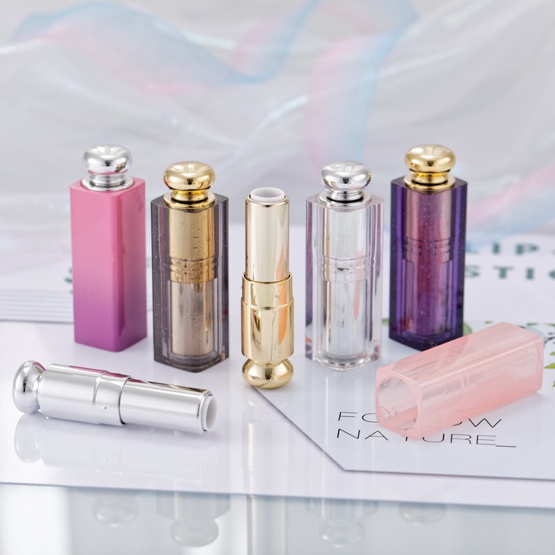Wholesale 9mm transparent multi-color sample lipstick tubes, trial packs, empty lipstick tubes, DIY lipstick tubes, empty tubes
