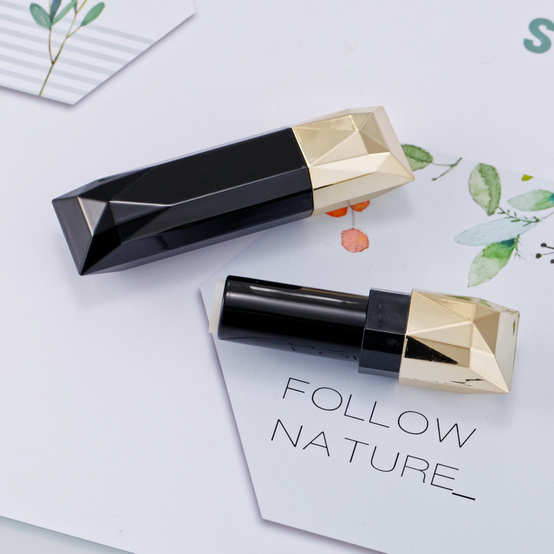 Wholesale diamond-shaped lipstick tube packaging material for DIY lipstick tubes, empty tubes 12.1mm