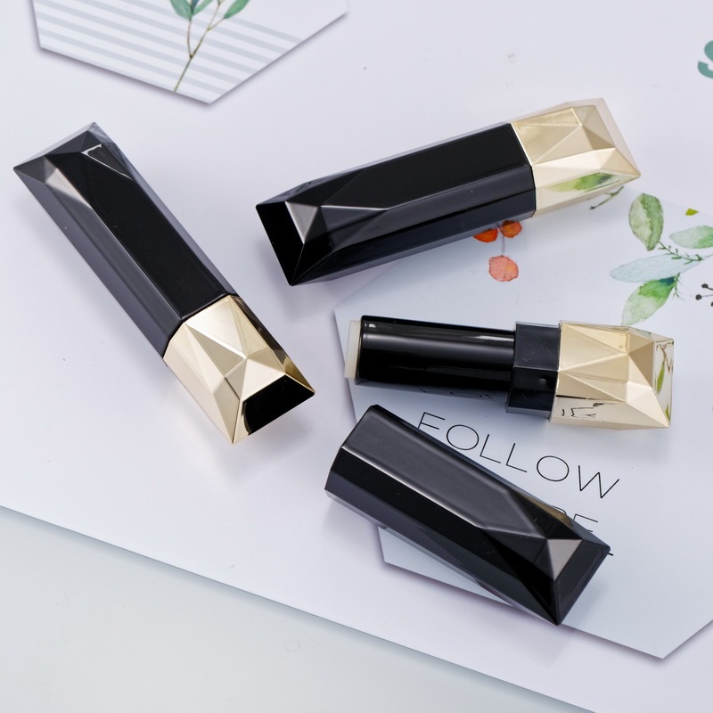 Wholesale diamond-shaped lipstick tube packaging material for DIY lipstick tubes, empty tubes 12.1mm