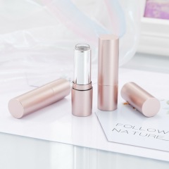 Wholesale square lipstick tube packaging materials, empty matte rose lipstick tubes, and handmade lip balm tubes.