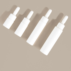 PE pointed tube bottle cosmetic pump bottle plastic essence oil lotion trial small capacity