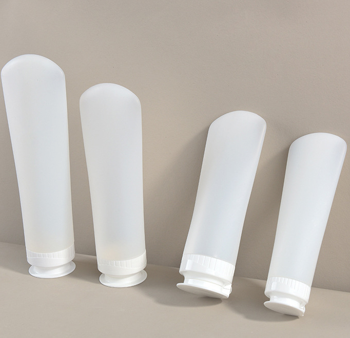 PE tubing, extrusion cap, flip-top bottle, cosmetic travel packaging, empty bottle filling