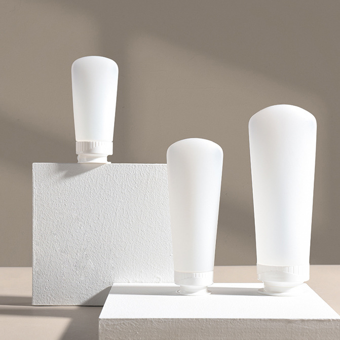 PE tubing, extrusion cap, flip-top bottle, cosmetic travel packaging, empty bottle filling
