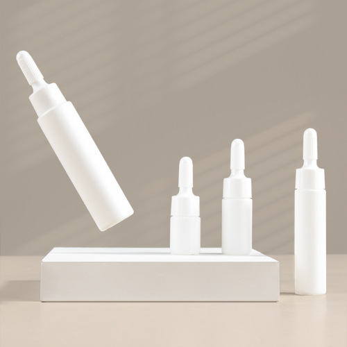 PE pointed tube bottle cosmetic pump bottle plastic essence oil lotion trial small capacity