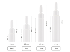 PE pointed tube bottle cosmetic pump bottle plastic essence oil lotion trial small capacity