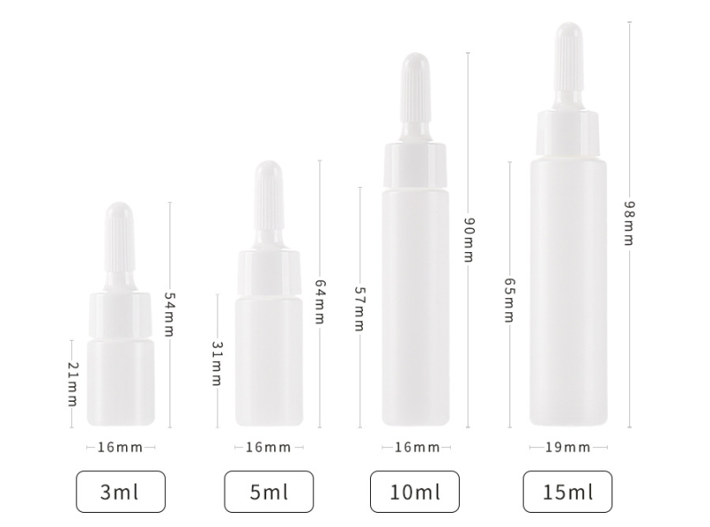 PE pointed tube bottle cosmetic pump bottle plastic essence oil lotion trial small capacity