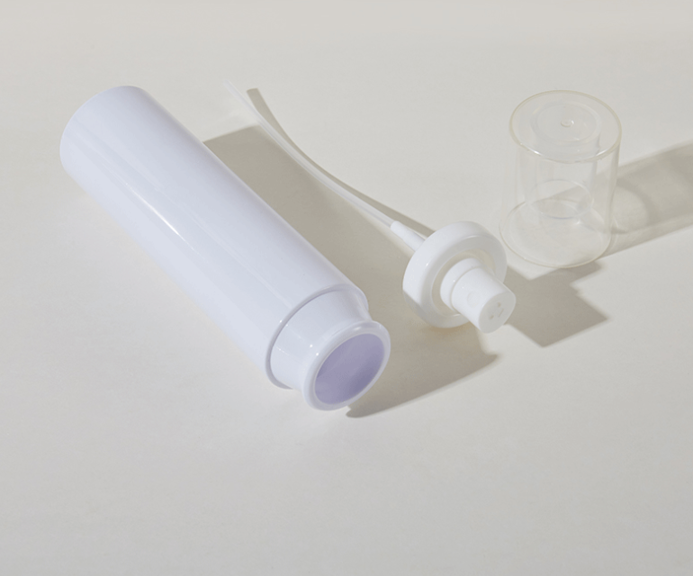 40ML 60ML 80ML 100ML 120ML 150ML White snap-lock bottle Alcohol spray bottle Sunscreen spray bottle