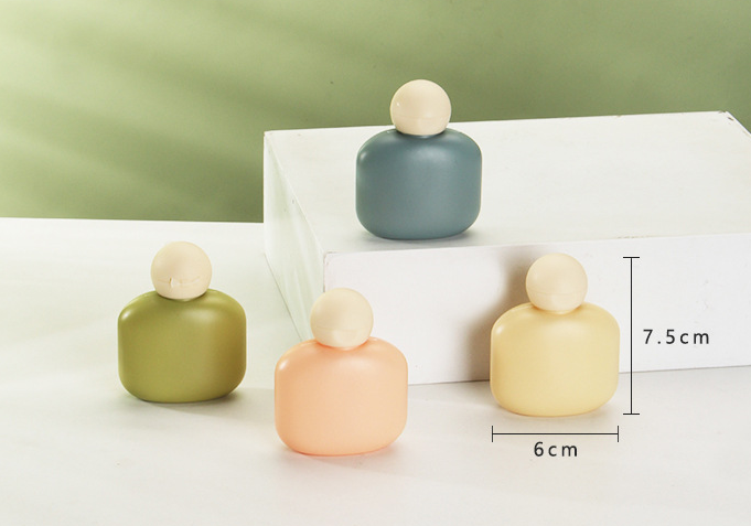 50g Chubby Hand Cream Bottle Flip-Top Body Lotion Bottle Shampoo Shower Gel Dispenser Packaging Material