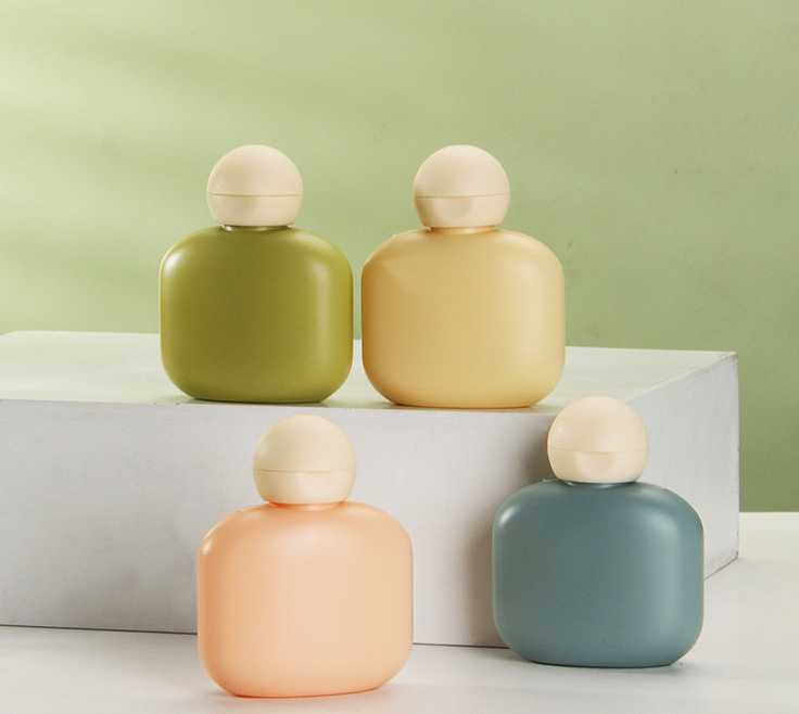 50g Chubby Hand Cream Bottle Flip-Top Body Lotion Bottle Shampoo Shower Gel Dispenser Packaging Material