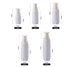 40ML 60ML 100ML 140ML 160ML spray pump lotion bottle high-end cosmetic set repackaging