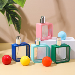 40ml perfume dispenser bottle, alcohol bottle, portable plastic press-type disinfectant spray bottle, travel kit dispenser bottle