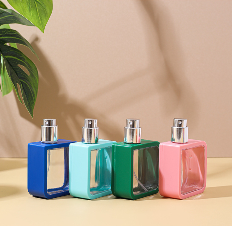 40ml perfume dispenser bottle, alcohol bottle, portable plastic press-type disinfectant spray bottle, travel kit dispenser bottle