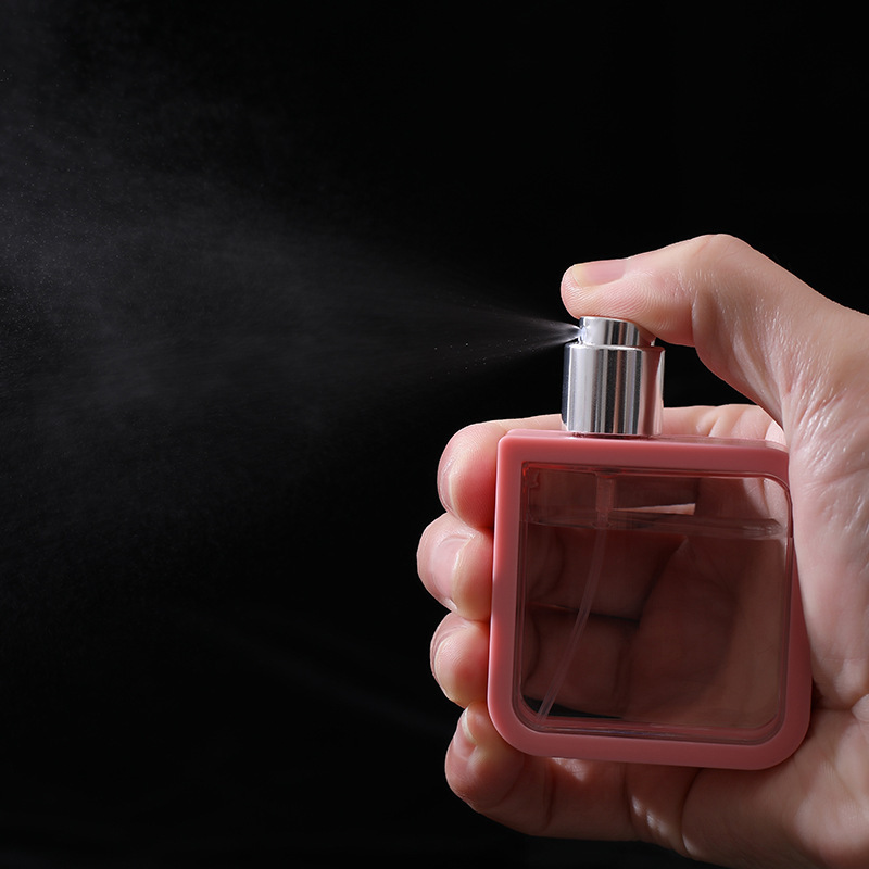 40ml perfume dispenser bottle, alcohol bottle, portable plastic press-type disinfectant spray bottle, travel kit dispenser bottle