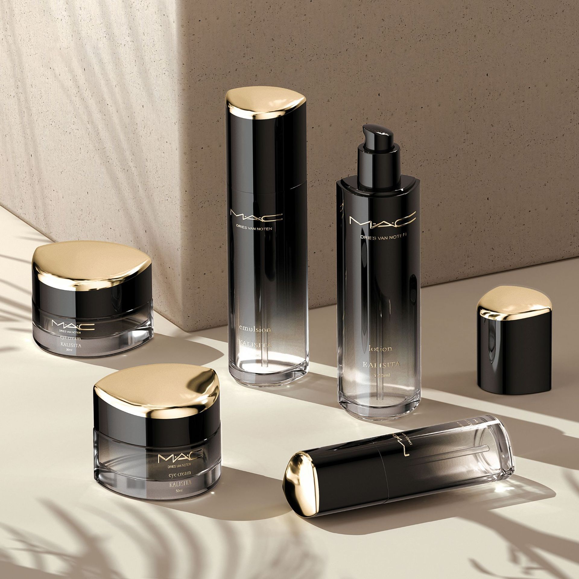 30G 50G 40ML 100ML 120ML Thick-bottomed Cosmetic Glass Set Bottles, High-end Cream Bottles, Skin Lotion Dispensing Bottles