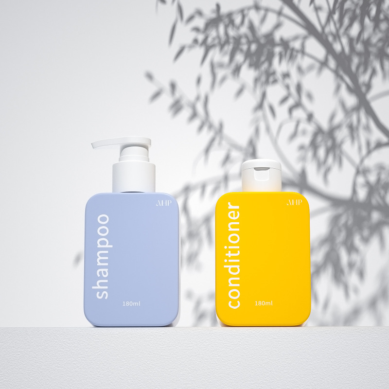 180ml premium shampoo, PET bottle for hand sanitizer, body lotion, and shower gel.