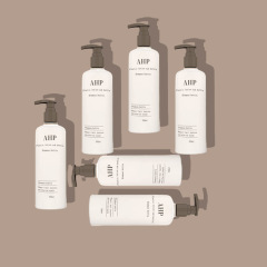 500ml shampoo empty bottle, round shoulder plastic bottle, PET skin care pump lotion bottle