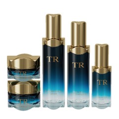 30G 50G 40ML 100ML 120ML Clover Series Glass Set Cosmetic Packaging Pressing Lotion Cream Dispenser Empty Bottle