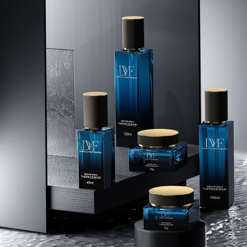 30G 50G 40ML 100ML 120ML Square Cream Lotion Essential Oil Cosmetic Set Glass Bottle Press-Type Toner Lotion Bottle