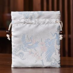 Jewelry pouch, brocade pouch, antique bracelet pouch, drawstring bag, jewelry gift packaging cloth bag