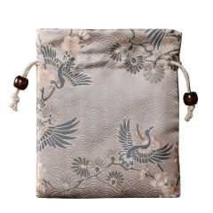 Jewelry pouch, brocade pouch, antique bracelet pouch, drawstring bag, jewelry gift packaging cloth bag