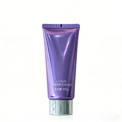 100ml Purple PE Squeeze Tube with Screw Cap