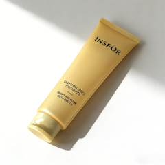 100ml Yellow PE Plastic Squeeze Tube with Flip Cap