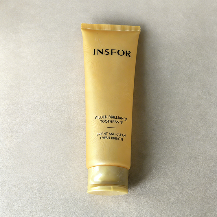 100ml Yellow PE Plastic Squeeze Tube with Flip Cap