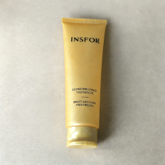 100ml Yellow PE Plastic Squeeze Tube with Flip Cap