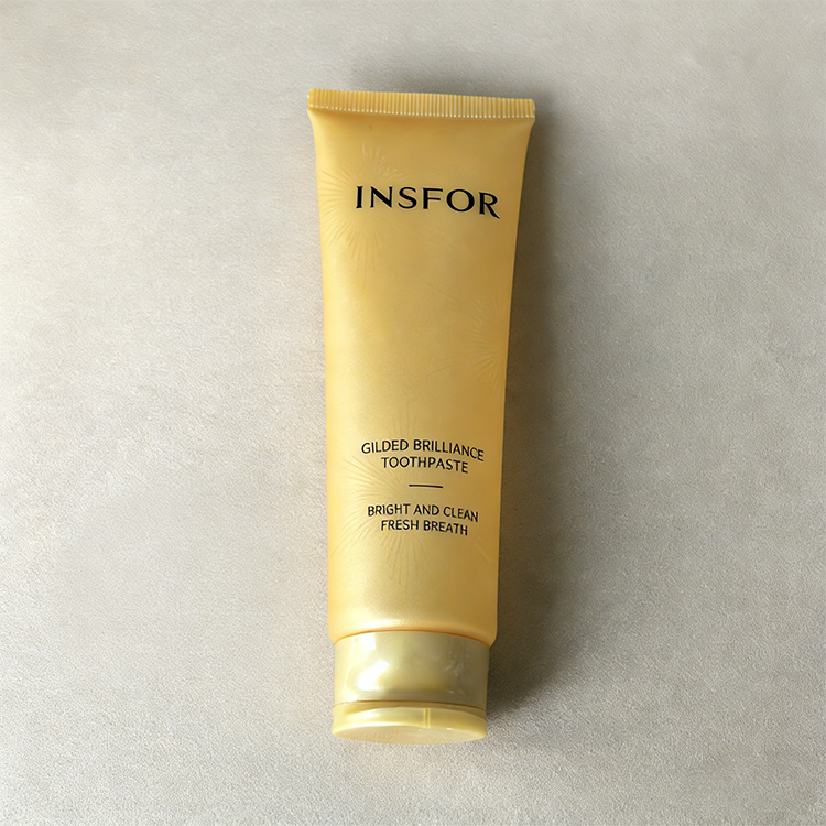 100ml Yellow PE Plastic Squeeze Tube with Flip Cap