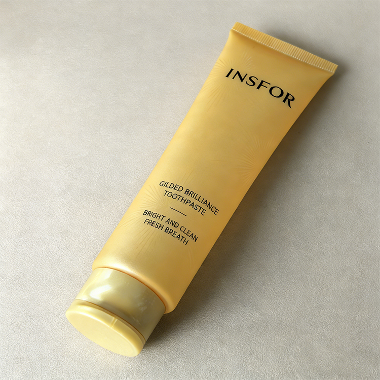 100ml Yellow PE Plastic Squeeze Tube with Flip Cap