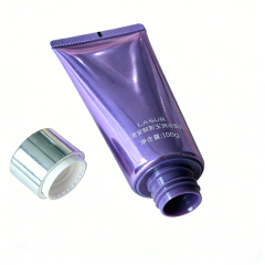 100ml Purple PE Squeeze Tube with Screw Cap