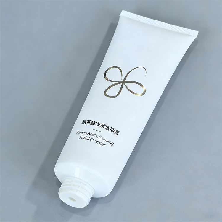 120ml 4 oz White PE Plastic Tube With Pointed Nozzle Cap