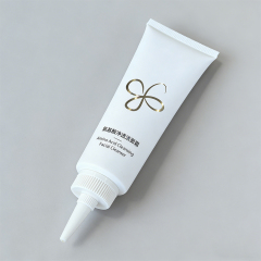 120ml 4 oz White PE Plastic Tube With Pointed Nozzle Cap
