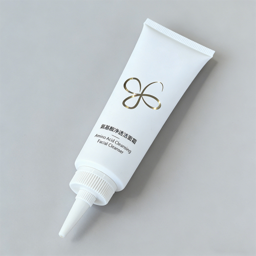 120ml 4 oz White PE Plastic Tube With Pointed Nozzle Cap