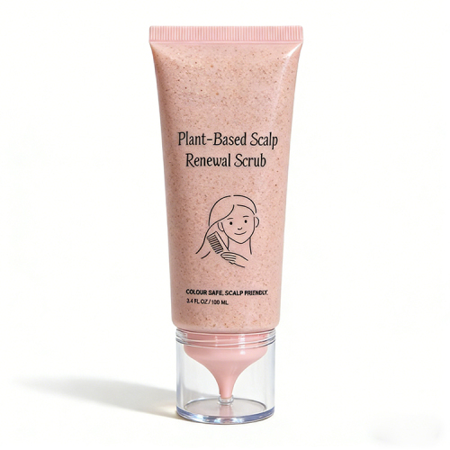 100ml Pink Plastic Squeeze Tube with Pointed Nozzle Cap