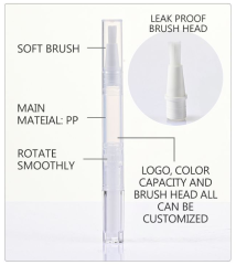 4ml/5ml Cosmetic Vacuum Rotating Pen for Nail Polish, Lip Gloss