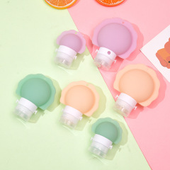 Sunflower Silicone Travel Dispenser Bottles 30ml, 60ml, 90ml