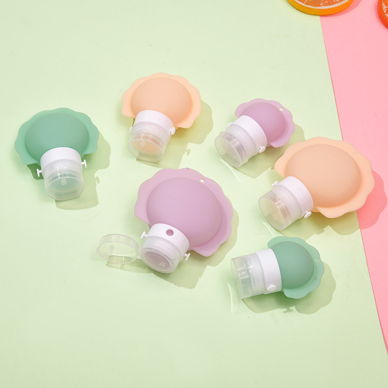 Sunflower Silicone Travel Dispenser Bottles 30ml, 60ml, 90ml
